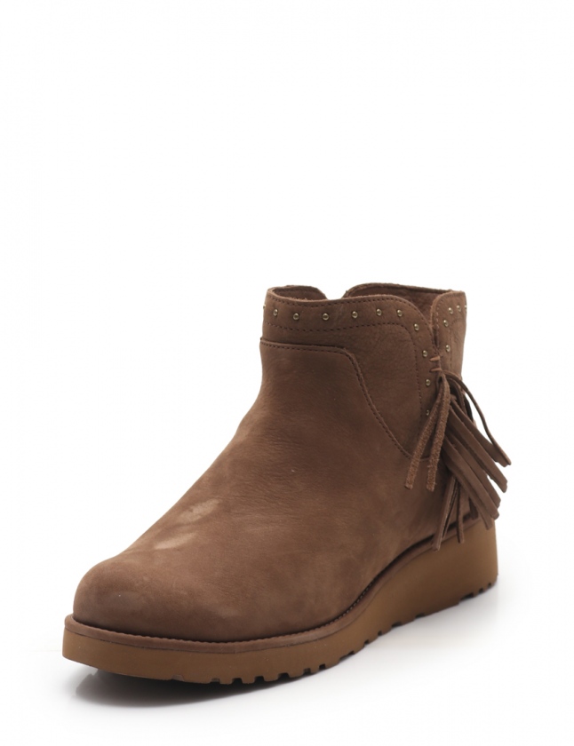 アグ オーストラリア UGG australia ショートブーツ シンディ 茶 7.5  