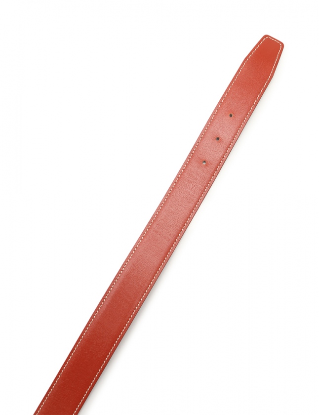 希少HERMES エルメス ホースビット ベルト Z刻印 レザー レッド