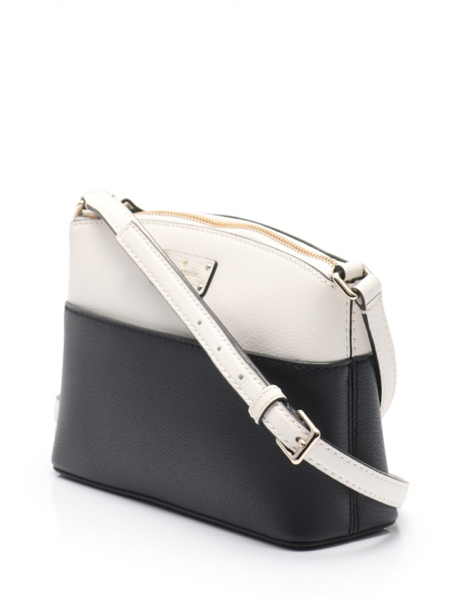 ケイトスペード KATE SPADE ショルダーバッグ 黒 白 WKRU4194 レザー 