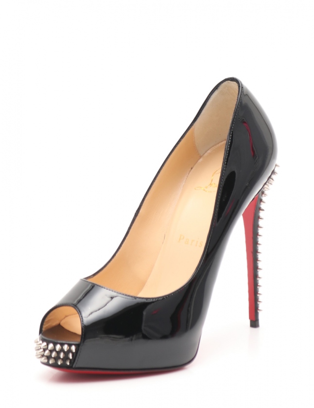 クリスチャンルブタン Christian louboutin オープントゥパンプス 