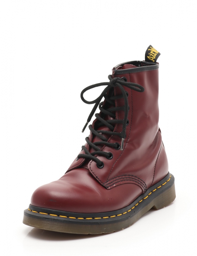 ドクターマーチン Dr Martens ブーツ 8ホール チェリーレッド Uk3 シューズ 22cm 1460z レザー レディース 114 ベクトルパーク