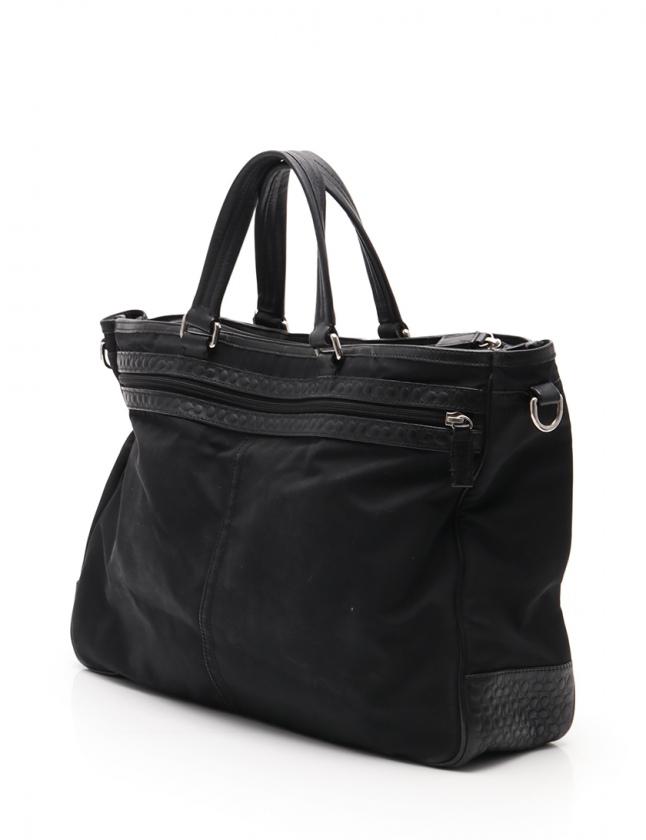 コーチ COACH ビジネスバッグ ショルダーバッグ 黒 F70937 ナイロン 