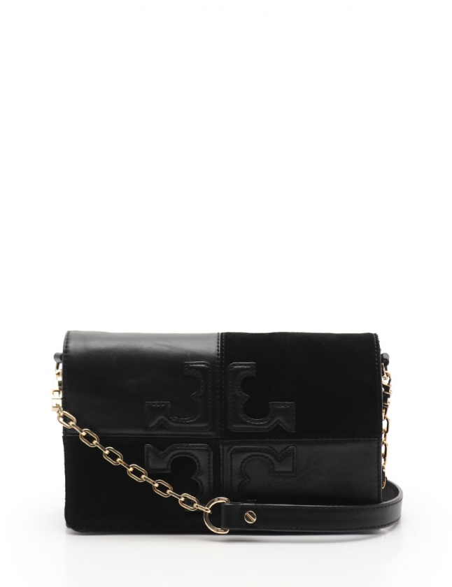 TORY BURCH / チェーンバッグ/ショルダーバッグ/レザー/ブラック トリーバーチ TORY BURCH チェーンショルダーバッグ 黒 レザー