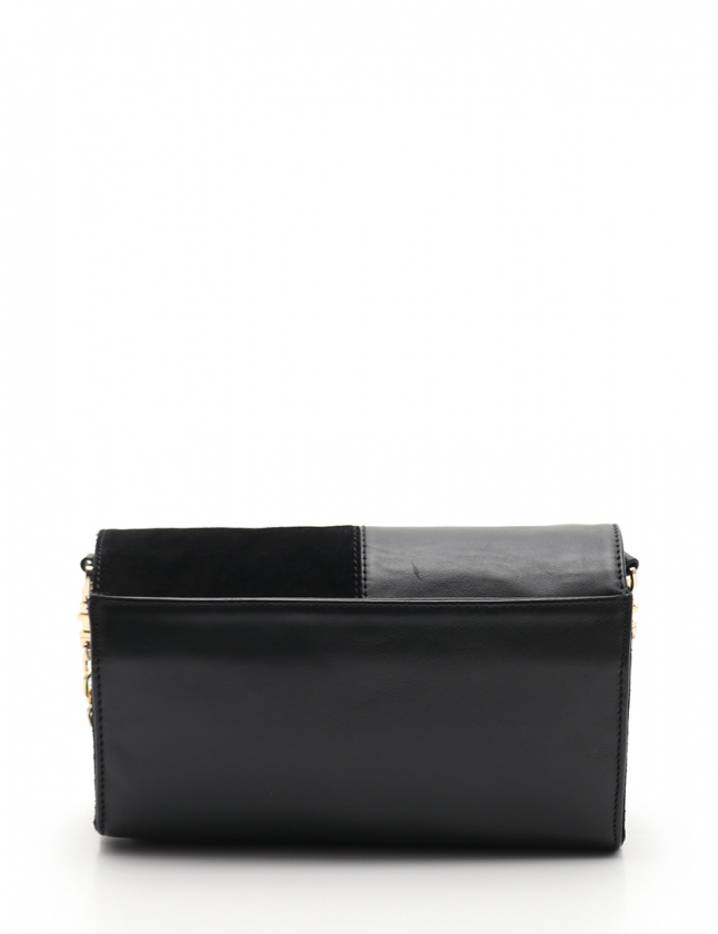 トリーバーチ TORY BURCH チェーンショルダーバッグ 黒 レザー