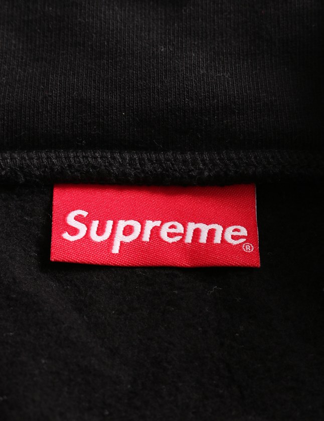 supreme ハーフジップ スウェット 黒/レオパード supreme ハーフジップ スウェット 黒/レオパード supreme