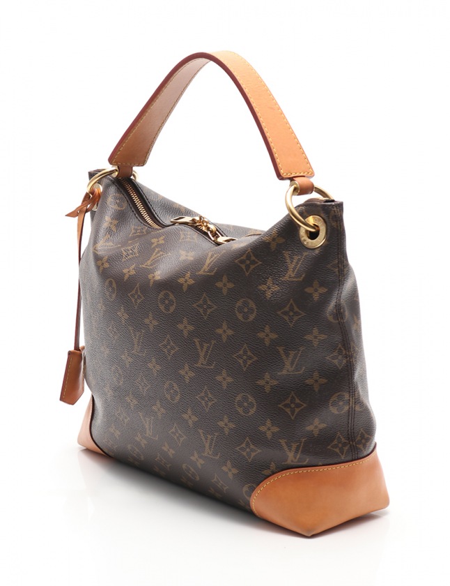 ルイヴィトン LOUIS VUITTON ショルダーバッグ ベリーPM モノグラム 茶 