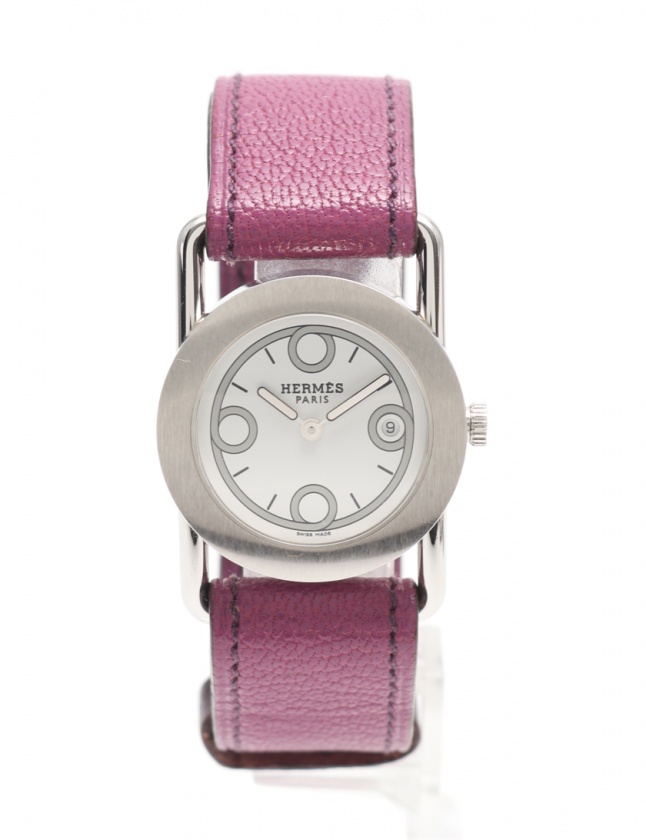 エルメス 腕時計 クオーツ バレニア ロンド エルメスバレニア ロンド レディース 腕時計 BR1.210 HERMES 中古