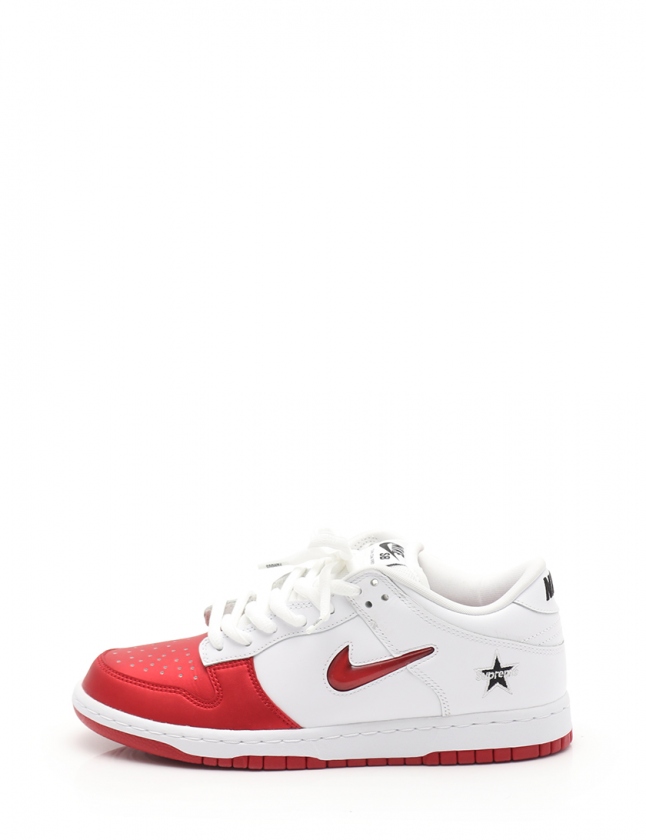 シュプリーム Supreme Nike Sb Dunk Low スニーカー 白 赤 26 シューズ Ck3480 600 レザー メンズ 114 ベクトルパーク