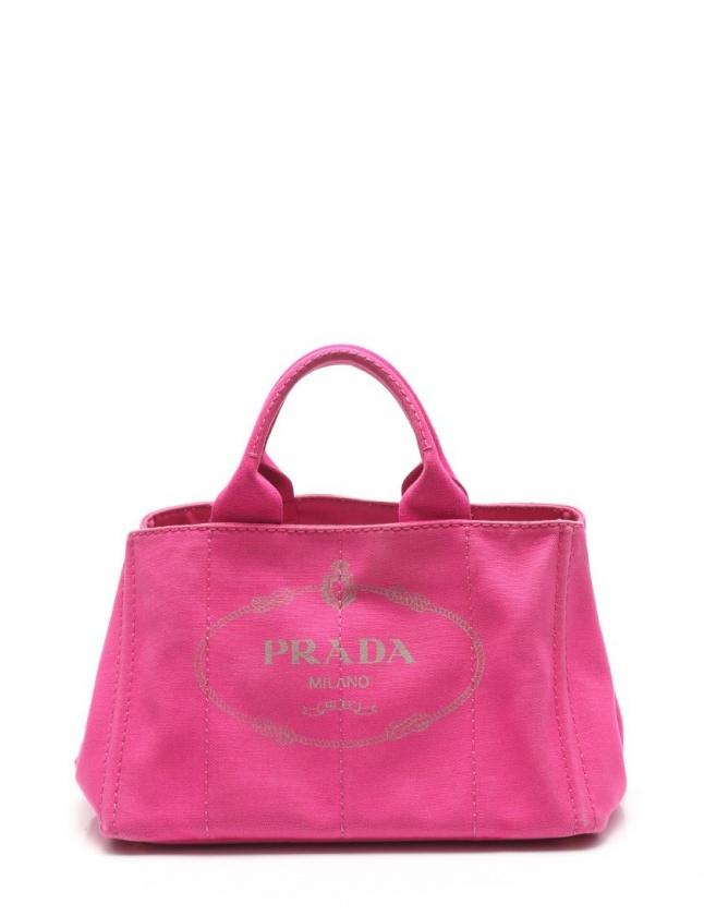 プラダ PRADA トートバッグ ショルダーバッグ カナパ ピンク B1877G 