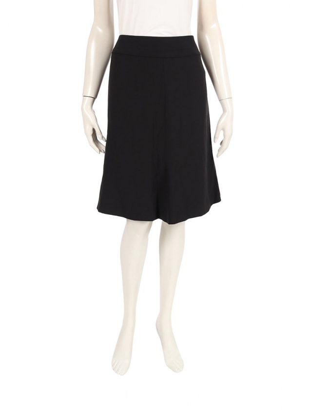 シャネル CHANEL スカート ココマーク 黒 38 ボトムス ミモレ丈 タイト  