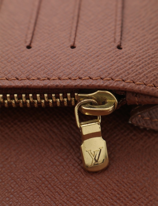ルイヴィトン LOUIS VUITTON 二つ折り長財布 ポルトフォイユ ブラザ