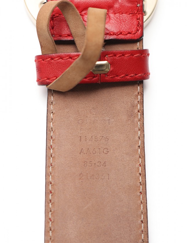 グッチ GUCCI ベルト 革ベルト インターロッキングG グッチシマ
