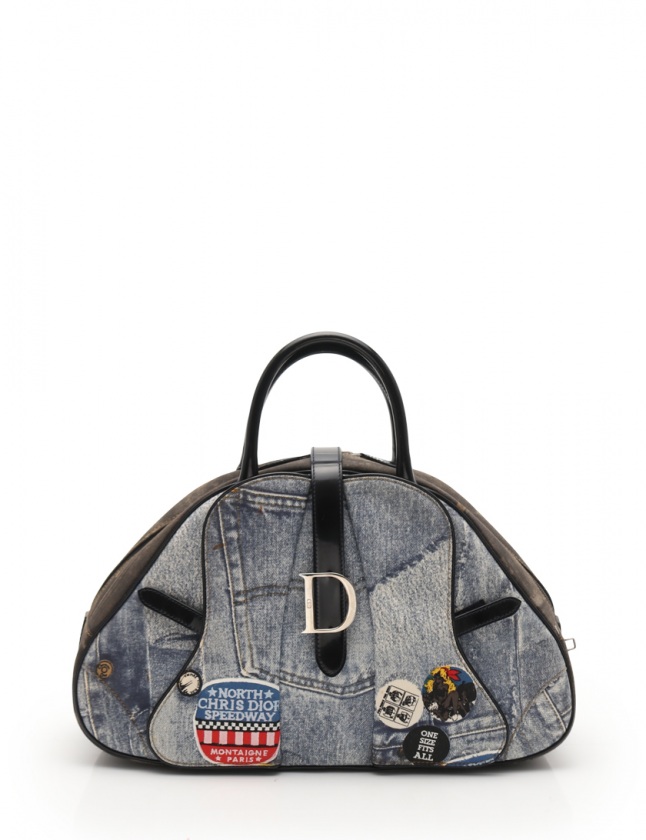 クリスチャンディオール Christian Dior ミニボストンバッグ プリント 