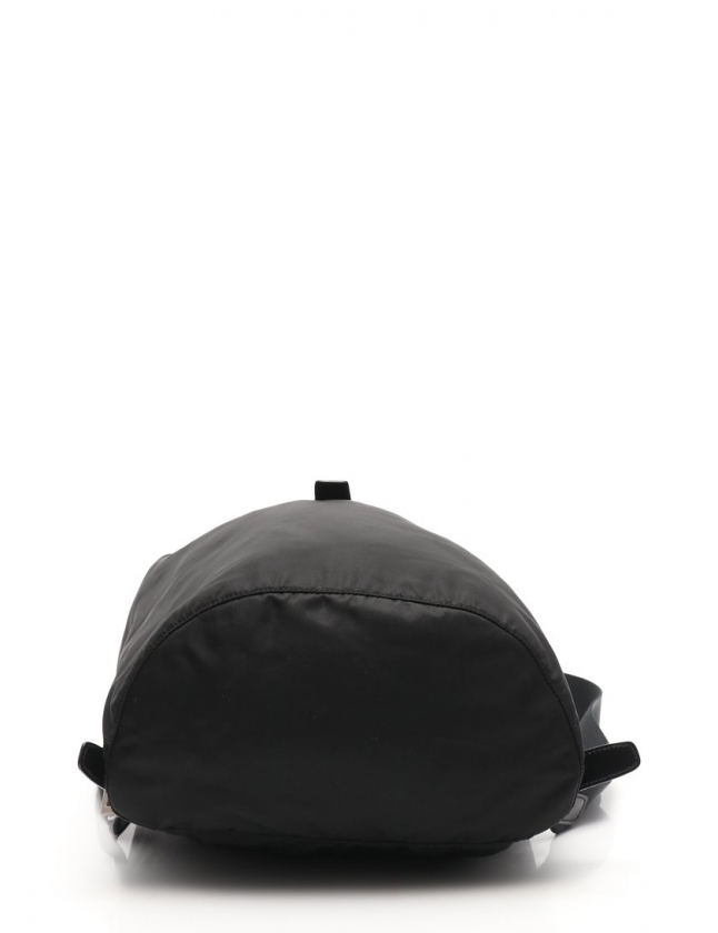 プラダ PRADA バックパック リュック 黒 B1197F ナイロン レザー