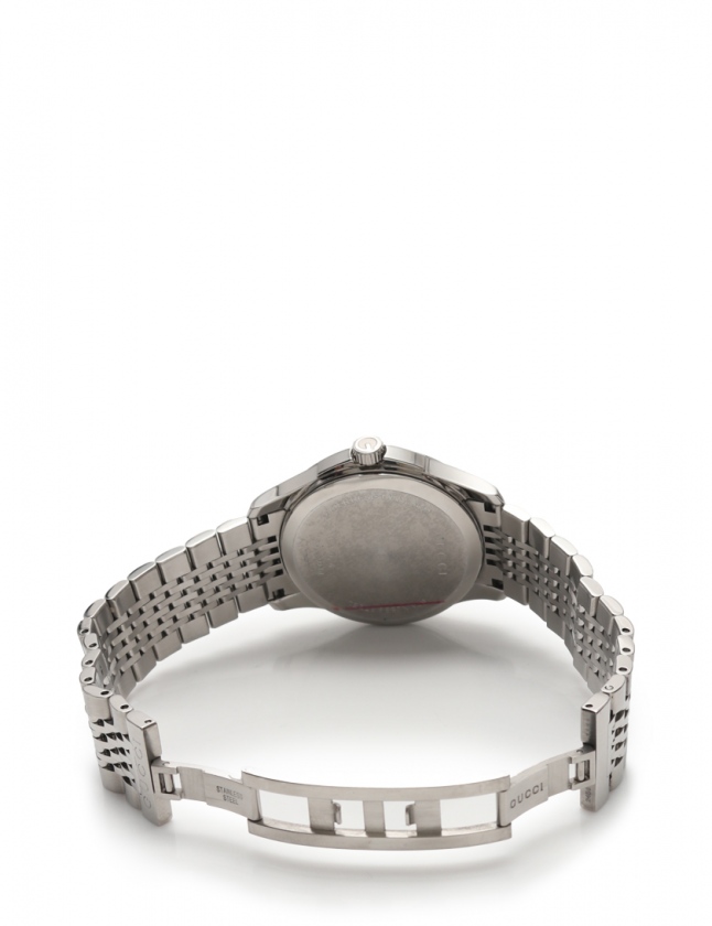 グッチ GUCCI 腕時計 メンズ 自動巻き Gタイムレス シルバー 126.4 SS