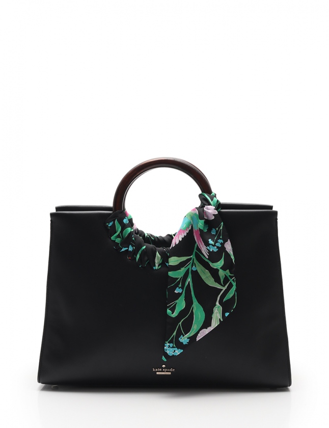 ケイトスペード　kate spade バッグ　大容量　スペード柄　黒 ケイトスペードニューヨーク kate spade new york バッグ