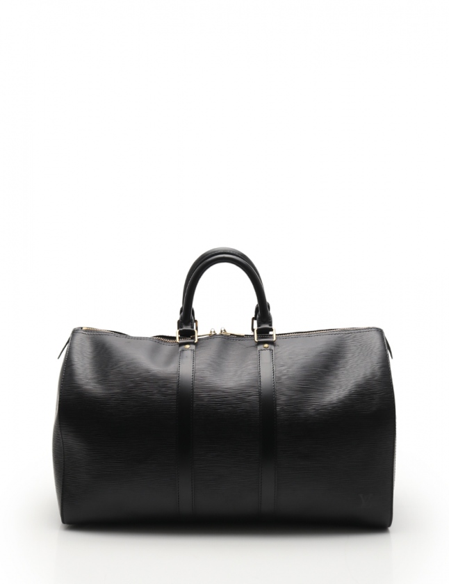 ルイヴィトン LOUIS VUITTON ボストンバッグ キーポル45 エピ ノワール 