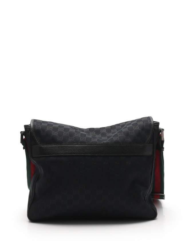 グッチ GUCCI ショルダーバッグ GGキャンバス シェリーライン 黒