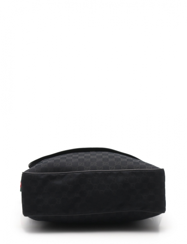 グッチ GUCCI ショルダーバッグ GGキャンバス シェリーライン 黒