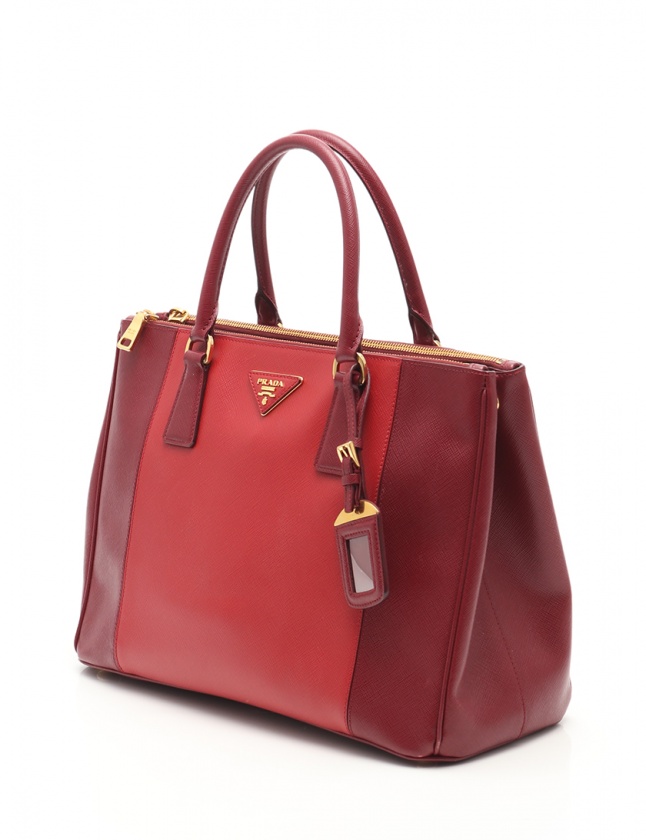 プラダ PRADA ハンドバッグ ショルダーバッグ 赤 ボルドー B2274C 