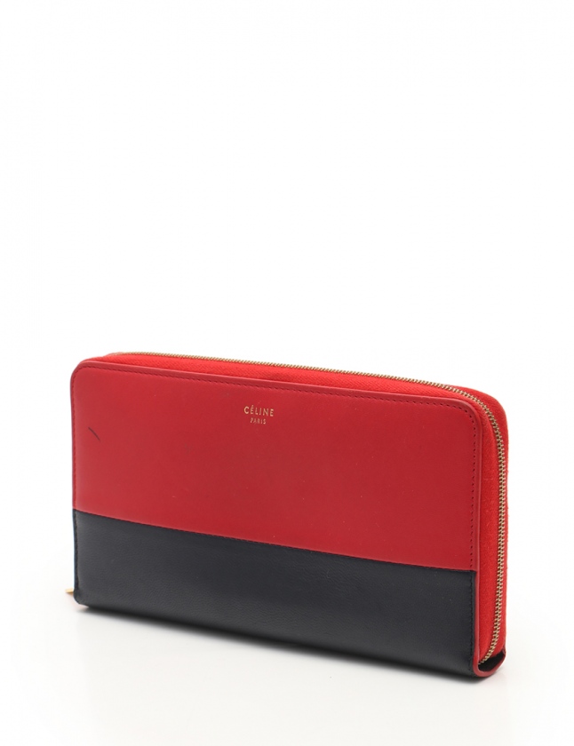 CELINE】セリーヌ ラージジップマルチファンクション ラウンド  