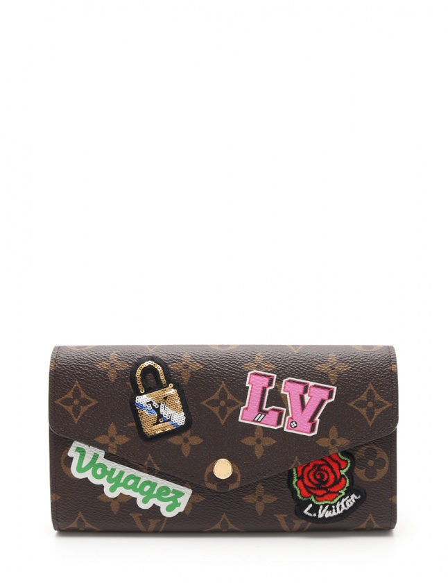 ルイヴィトン LOUIS VUITTON 二つ折り長財布 ポルトフォイユ サラ 