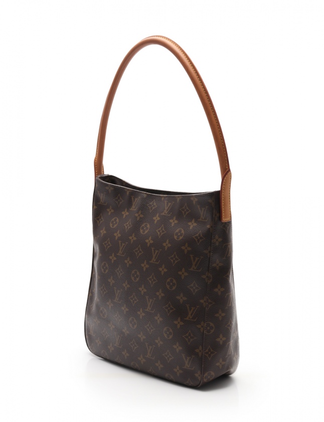 美品 ルイヴィトン M51145 モノグラムルーピングGM ショルダーバッグ 茶 ルイヴィトン LOUIS VUITTON ショルダーバッグ ルーピングGM
