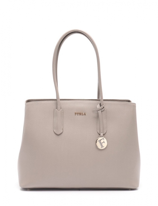 フルラ FURLA ショルダーバッグ グレー レザー レディース 114  