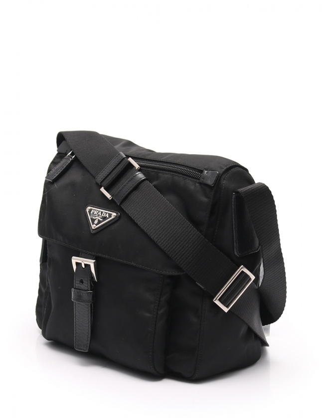 プラダ PRADA ショルダーバッグ 黒 BT8994 ナイロン VELA