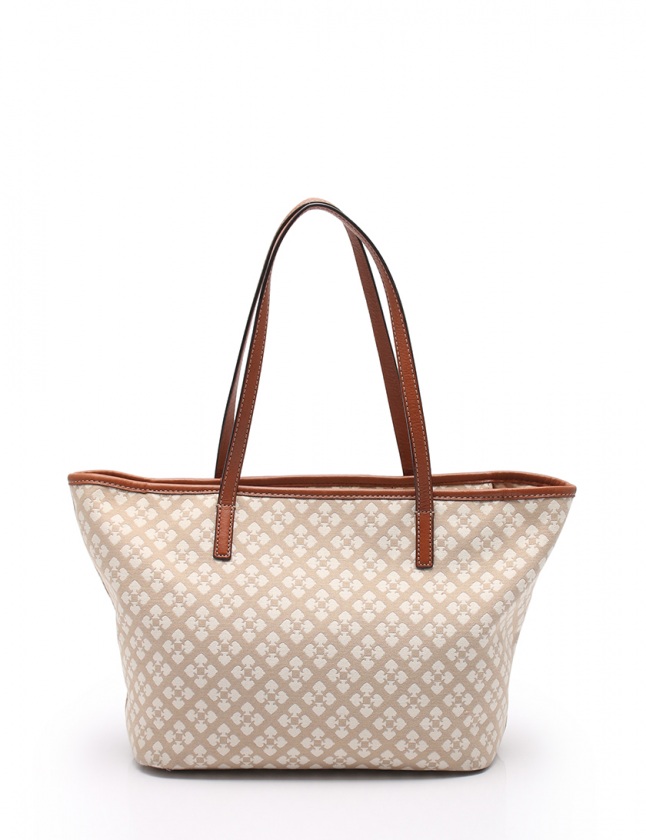 ケイトスペード KATE SPADE トートバッグ ベージュ 茶 マルチカラー 