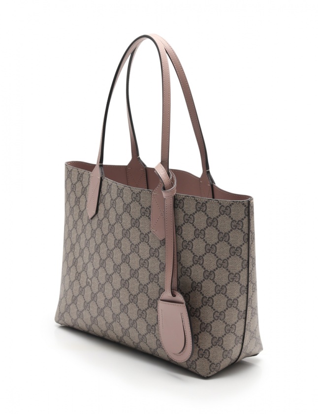 グッチ GUCCI トートバッグ ピンク リバーシブル レディース