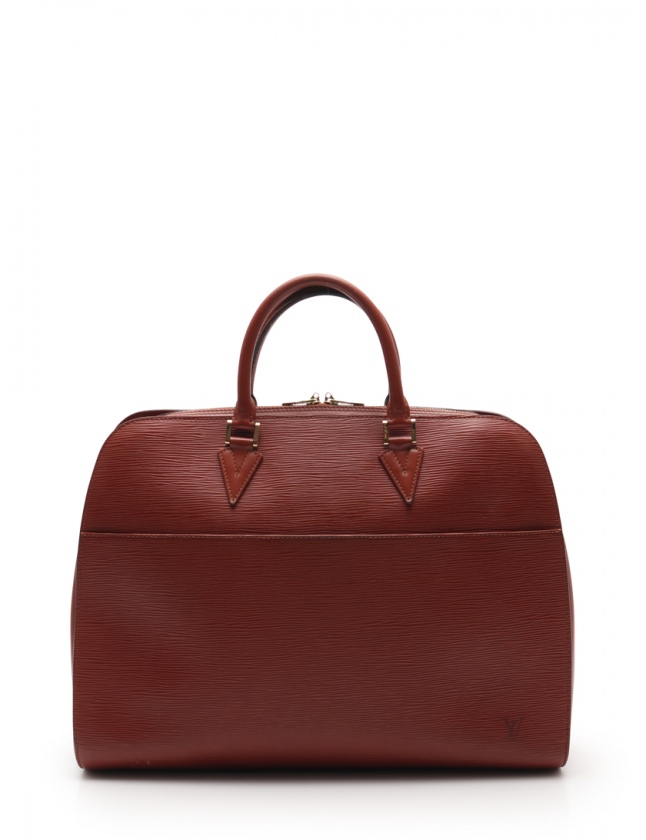 ルイヴィトン LOUIS VUITTON ビジネスバッグ ソルボンヌ エピ 茶 