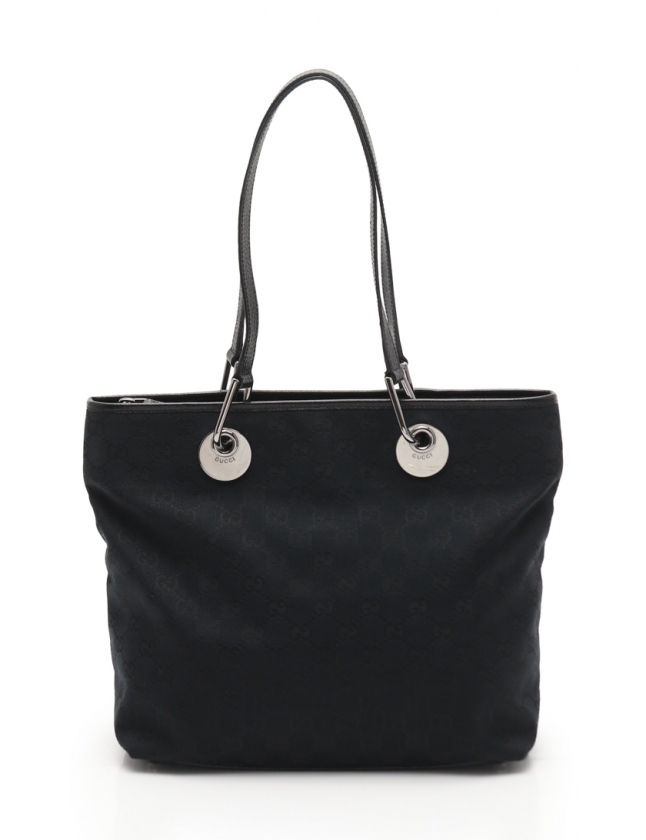 グッチ GUCCI トートバッグ GGキャンバス 黒 139552 キャンバス 