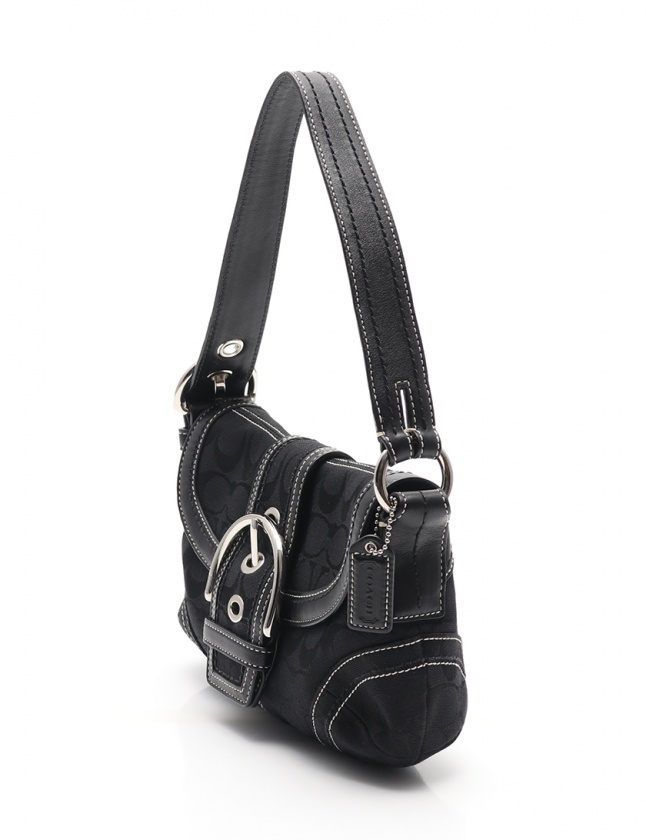 コーチ COACH ワンショルダーバッグ シグネチャー 黒 10296 キャンバス 
