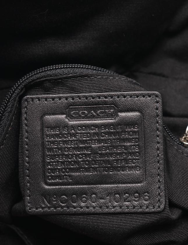 コーチ COACH ワンショルダーバッグ シグネチャー 黒 10296
