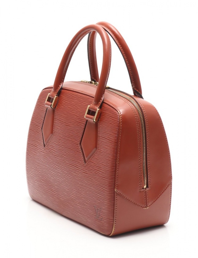 ルイ ヴィトン ハンドバッグ サブロン ブラウン ケニアブラウン エピ M52043 トートバッグ レザー 中古 LOUISVUITTON エピ サブロン ハンドバッグ ケニアブラウン