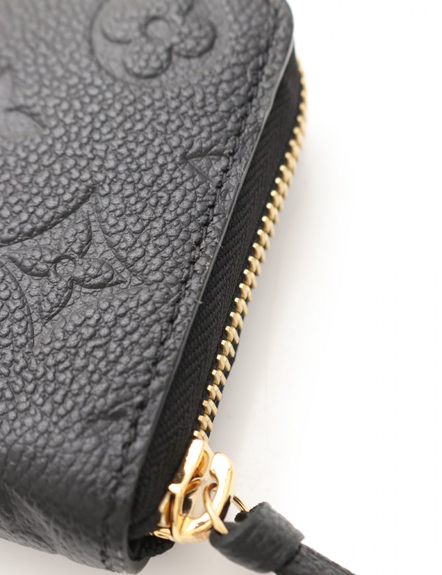 ルイヴィトン Louis Vuitton ラウンドファスナー長財布 ポルトフォイユ クレマンス モノグラム アンプラント ノワール 小物 レザー M レディース 114 ベクトルパーク