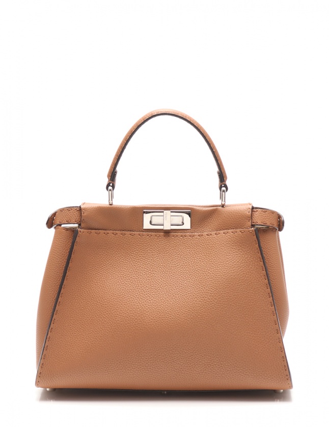 【鑑定済】 FENDI ピーカブー ズッカ ハンドバッグ レギュラー レディース PEEKABOO フェンディ ピーカブー エックストート ズッカ