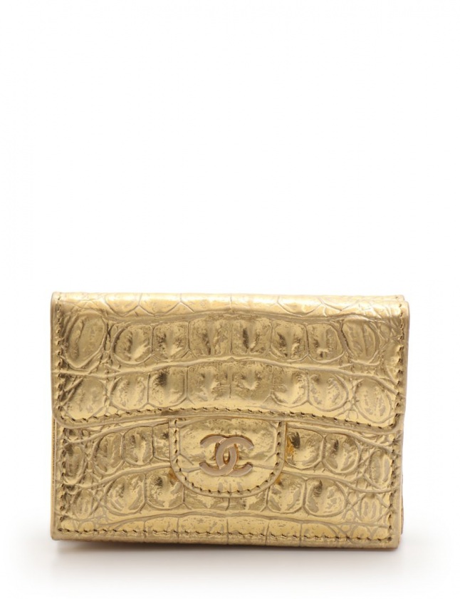 シャネル CHANEL 三つ折り財布 クラシック スモール ウォレット