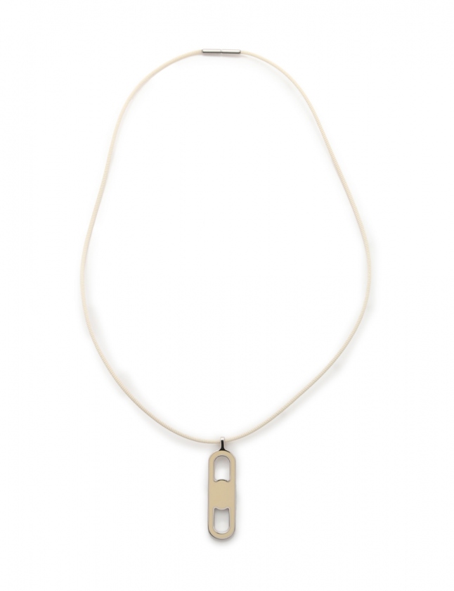 エルメス HERMES チョーカー ネックレス マイヨン アイボリー 