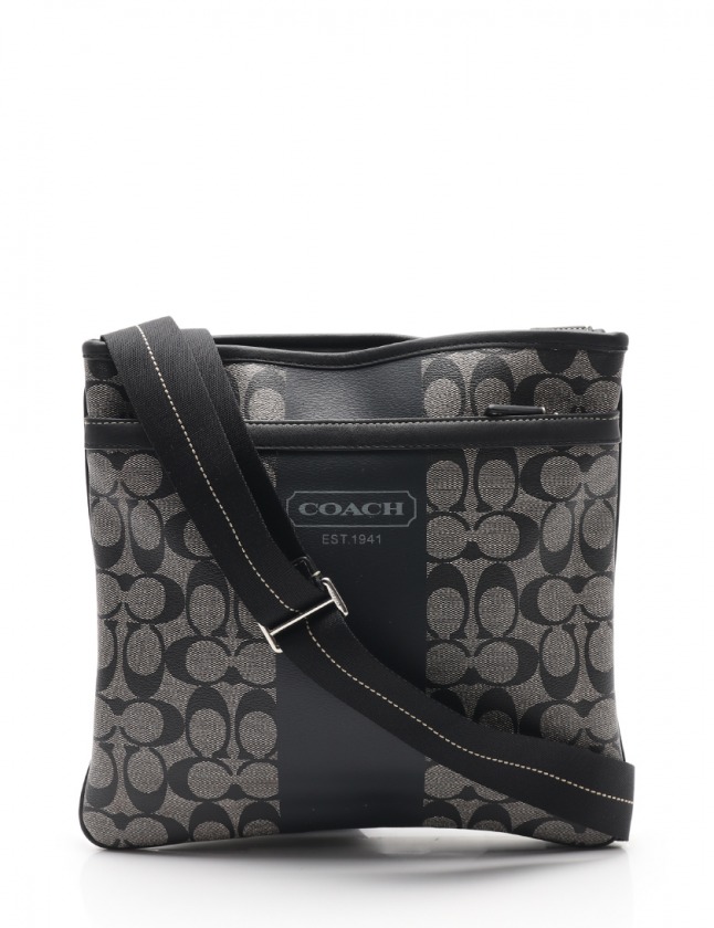 コーチ COACH ショルダーバッグ シグネチャー ヘリテージ ストライプ 