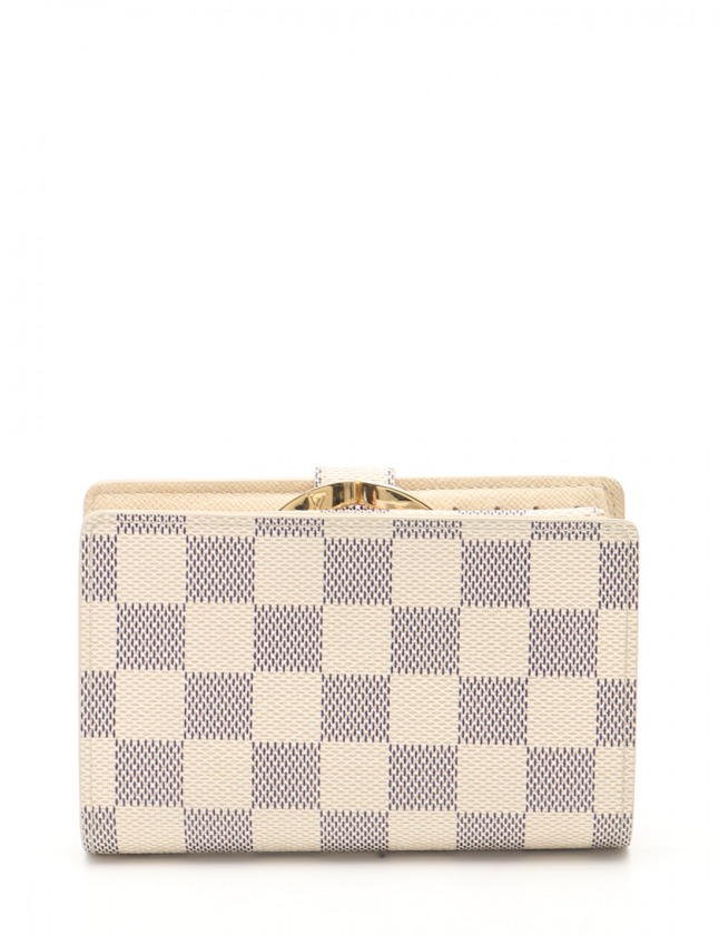 銀蔵 中古 LOUIS VUITTON ルイヴィトン ダミエ アズール ジッピー  