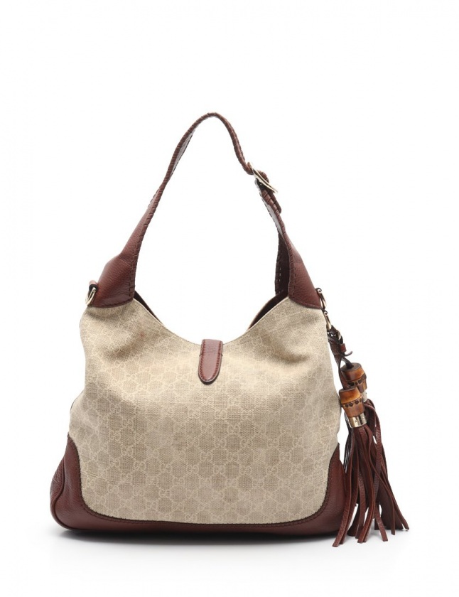 GUCCI ジャッキーバッグ 茶系 グッチ ジャッキー 1961〕ミディアムバッグ ・ブラウン レザー | GUCCI公式