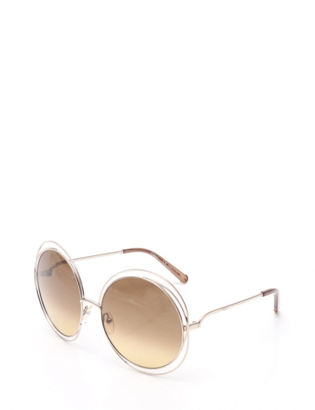 クロエ CHLOE サングラス ゴールド 茶 小物 CE114S レディース 114 
