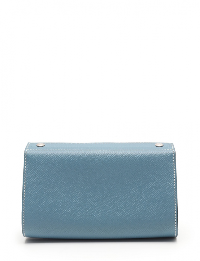 エルメス HERMES ポーチ カロPM ブルージーン 小物 クシュベル □D刻印 