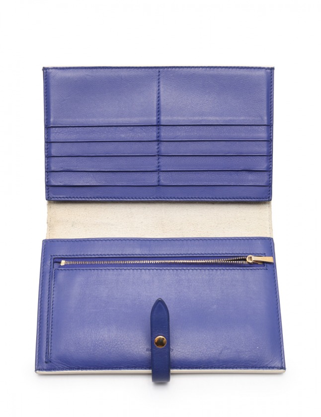 セリーヌ CELINE 二つ折り長財布 ストラップ ラージ マルチ 