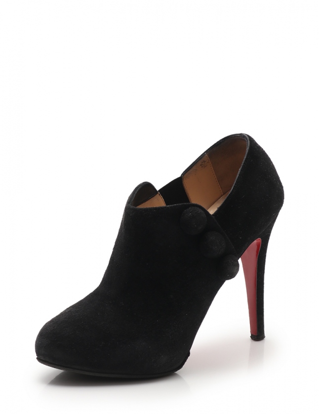 クリスチャンルブタン Christian louboutin ブーティ 黒 35 シューズ 