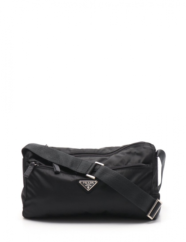 プラダ PRADA ショルダーバッグ VELA 黒 B10140 ナイロン レディース 