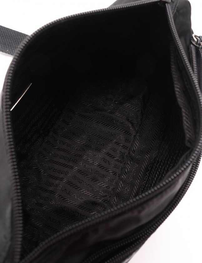 プラダ PRADA ショルダーバッグ VELA 黒 B10140 ナイロン レディース