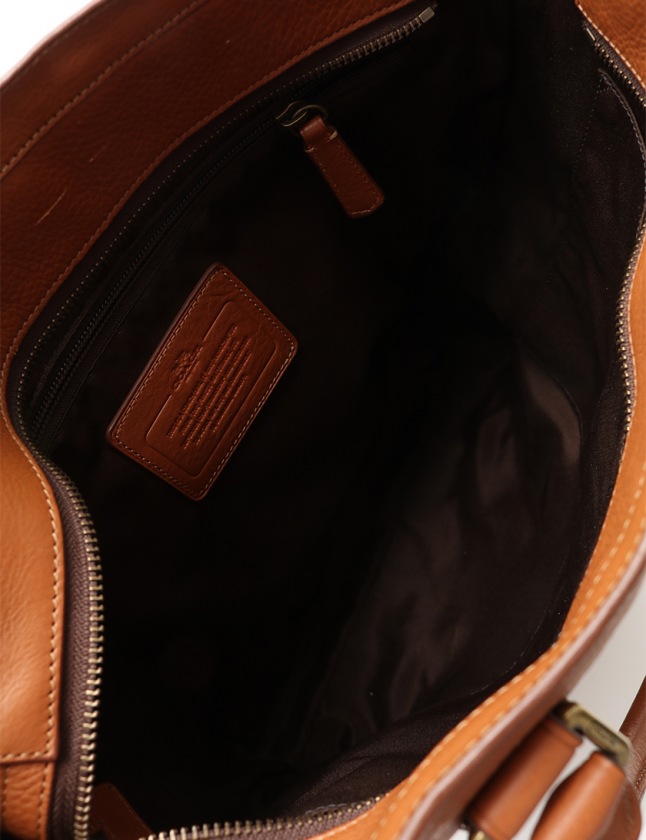 コーチ COACH ビジネストート 茶 F71170 レザー メンズ レディース 114